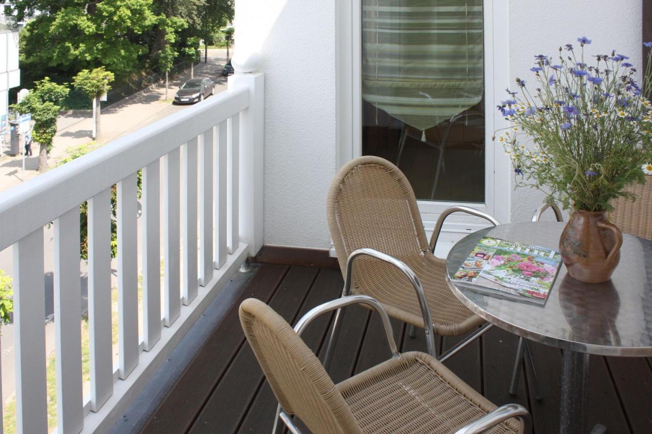 Villa Laetitia Fewo 16 - Strandnah, Balkon Binz Kültér fotó